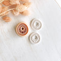 High quality polymer clay cutter creating clean sharp cuts for earrings and jewelry making