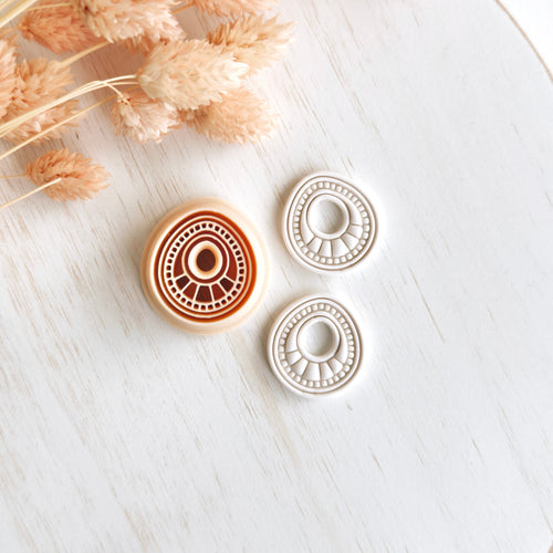 High quality polymer clay cutter creating clean sharp cuts for earrings and jewelry making