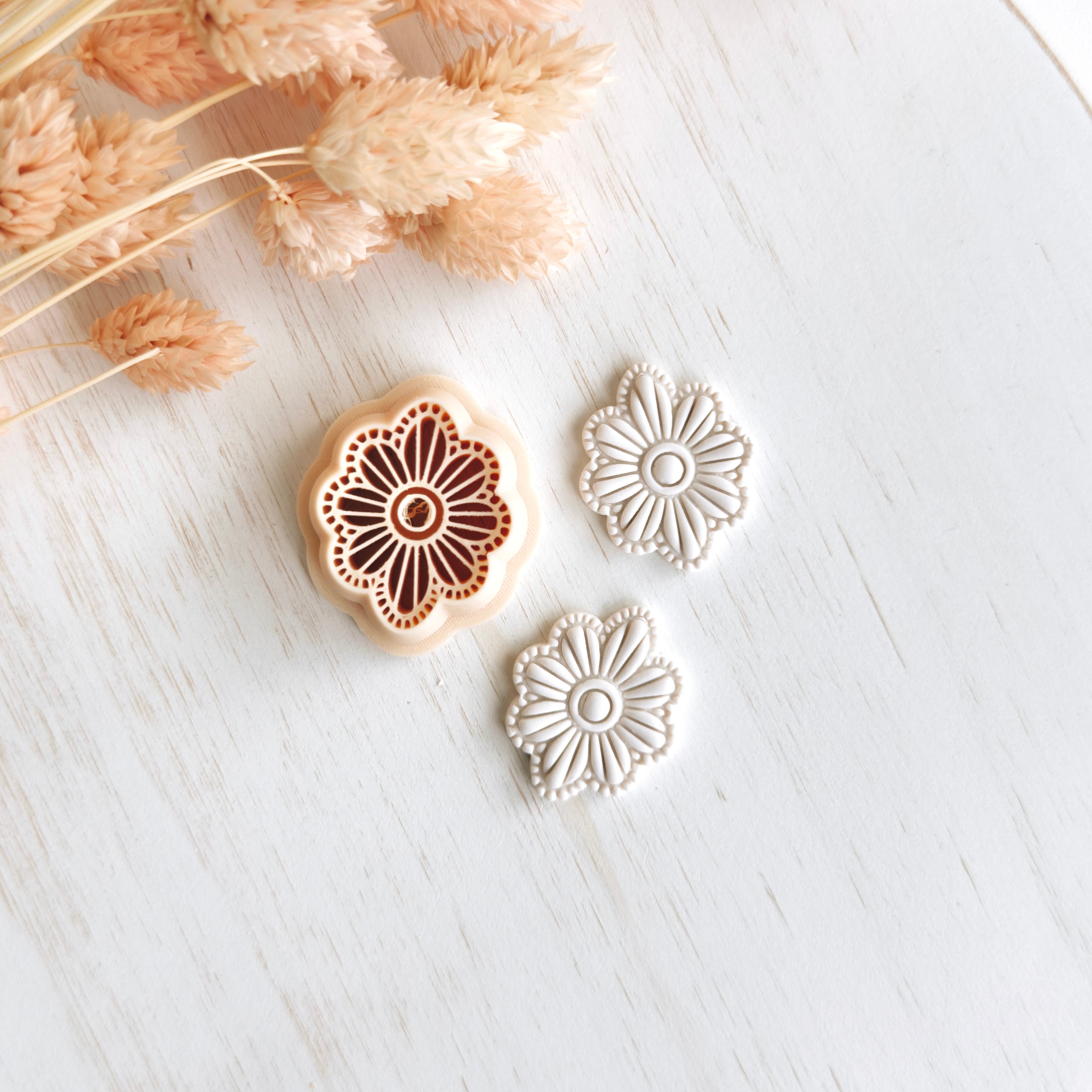 High quality polymer clay cutter creating clean sharp cuts for earrings and jewelry making