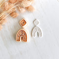 High quality polymer clay cutter creating clean sharp cuts for earrings and jewelry making