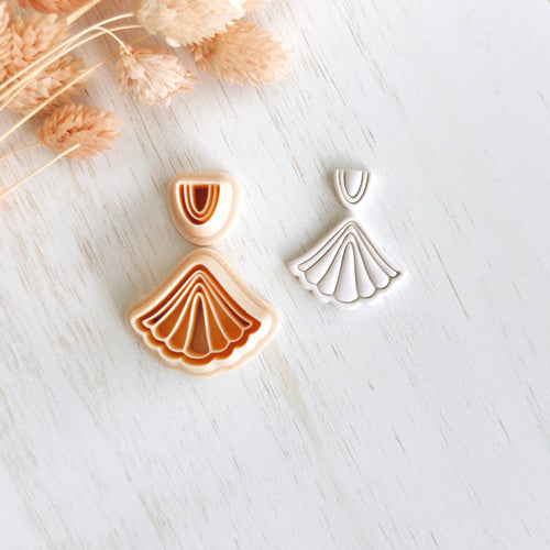 High quality polymer clay cutter creating clean sharp cuts for earrings and jewelry making