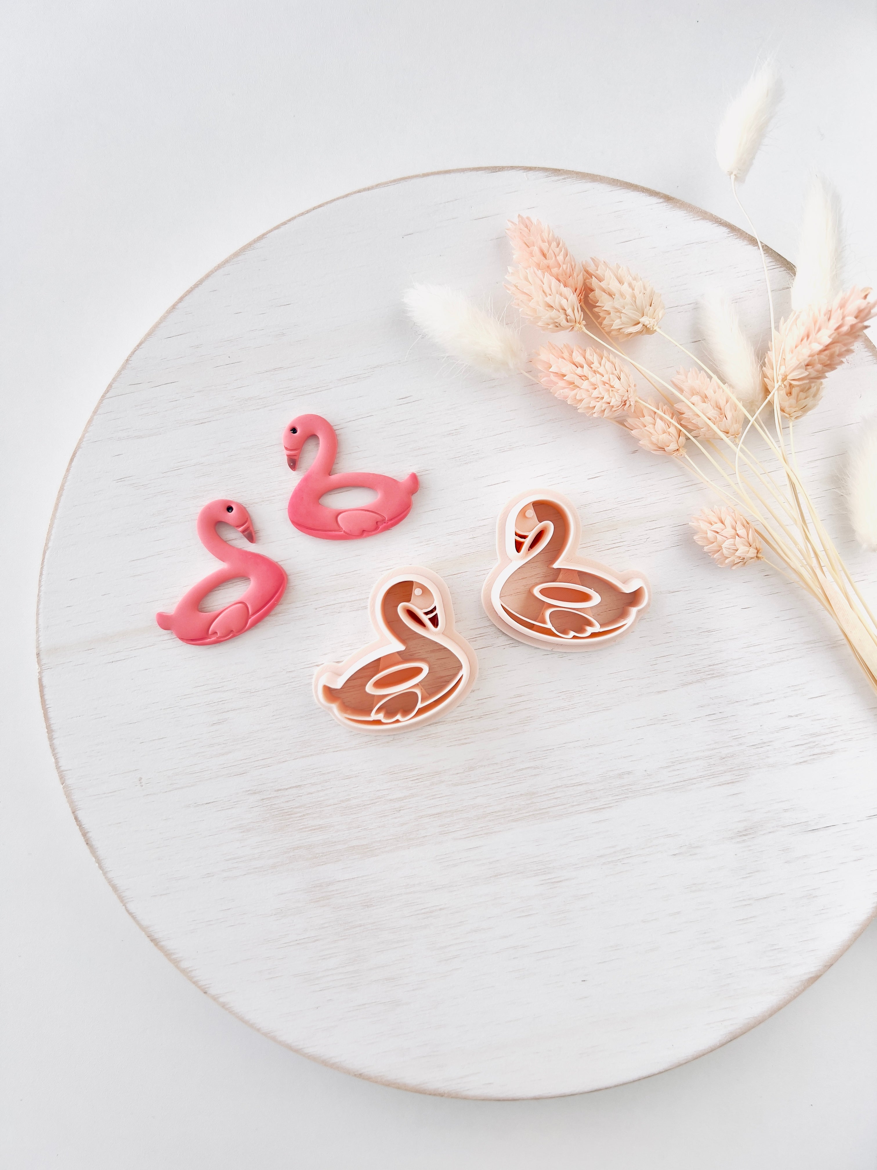 High quality polymer clay cutter creating clean sharp cuts for earrings and jewelry making