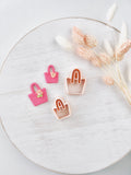 High quality polymer clay cutter creating clean sharp cuts for earrings and jewelry making