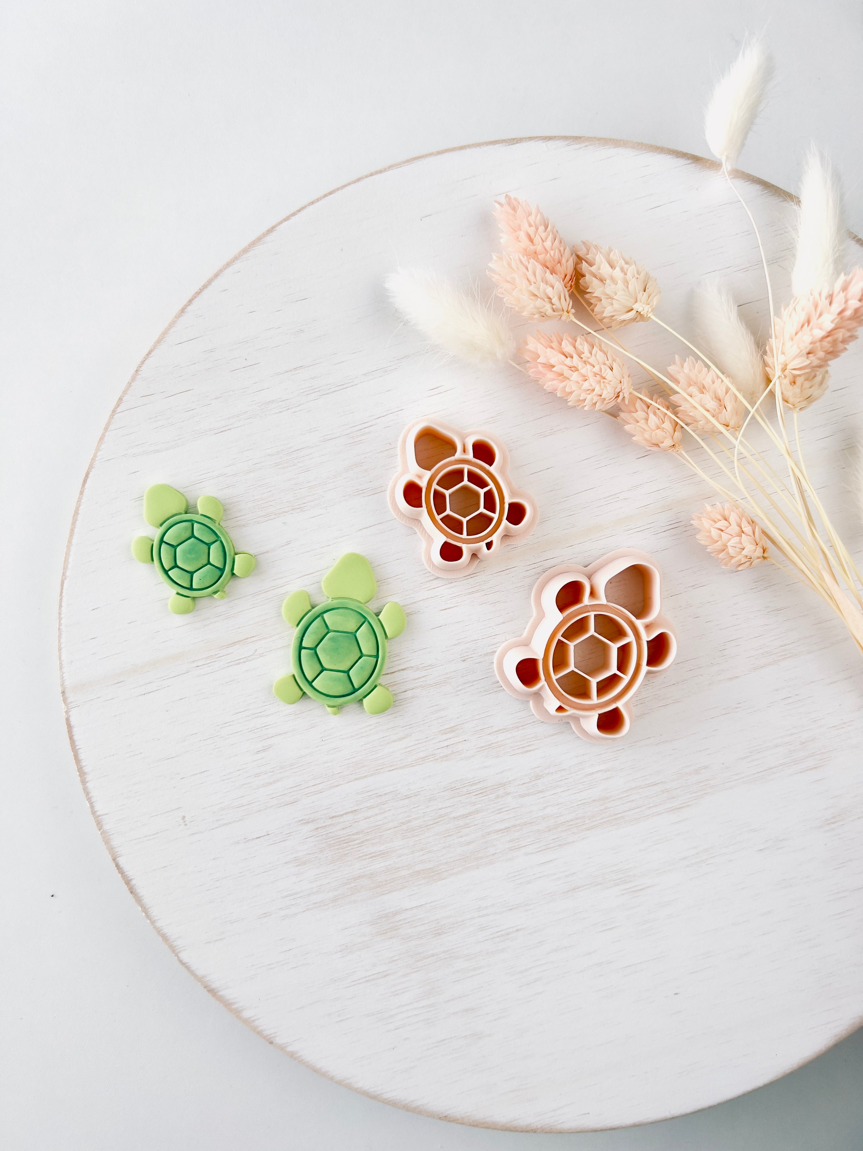 High quality polymer clay cutter creating clean sharp cuts for earrings and jewelry making