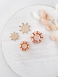 High quality polymer clay cutter creating clean sharp cuts for earrings and jewelry making