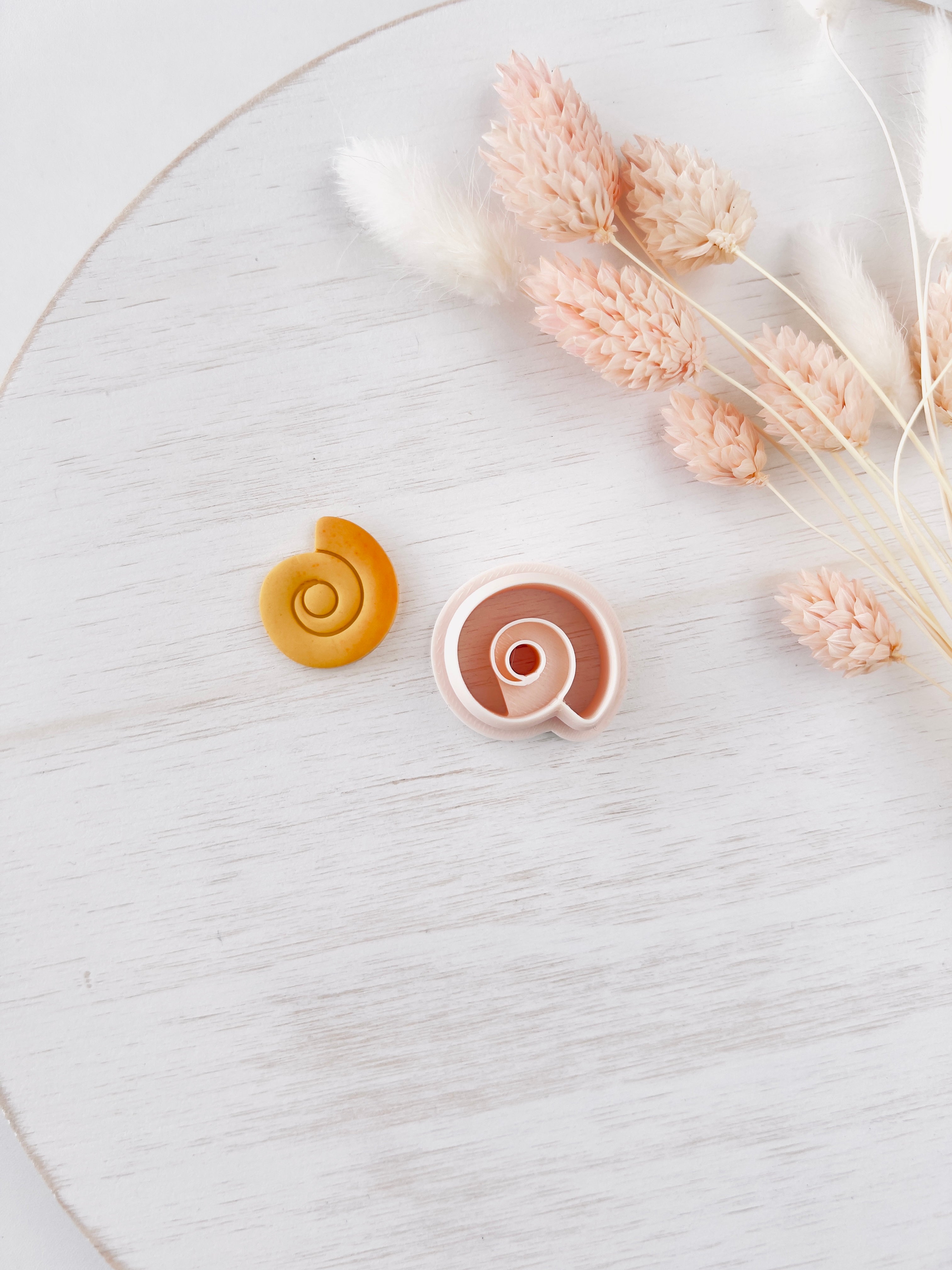 High quality polymer clay cutter creating clean sharp cuts for earrings and jewelry making