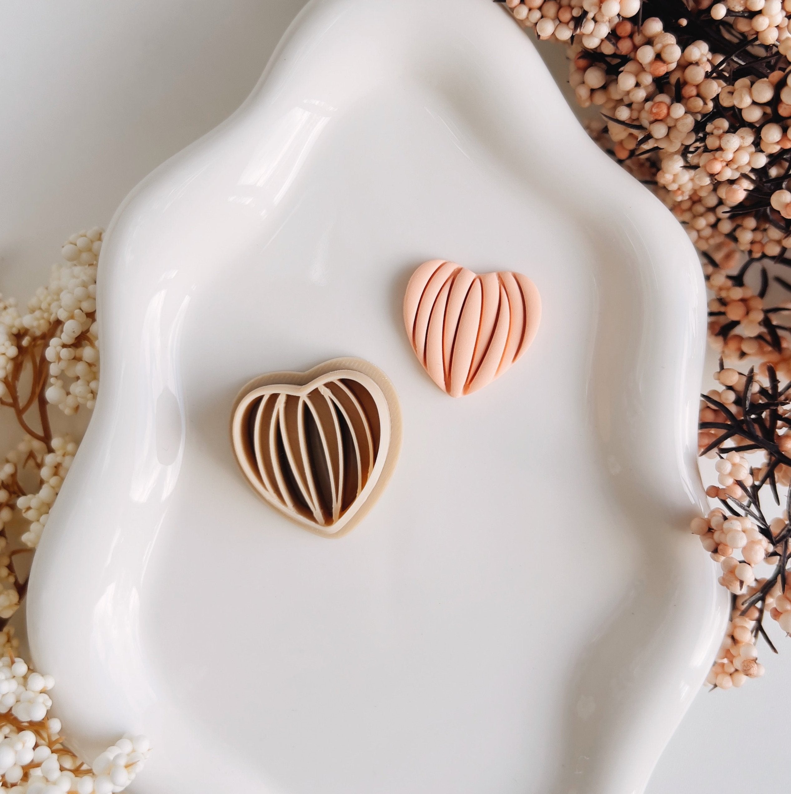High quality polymer clay cutter creating clean sharp cuts for earrings and jewelry making