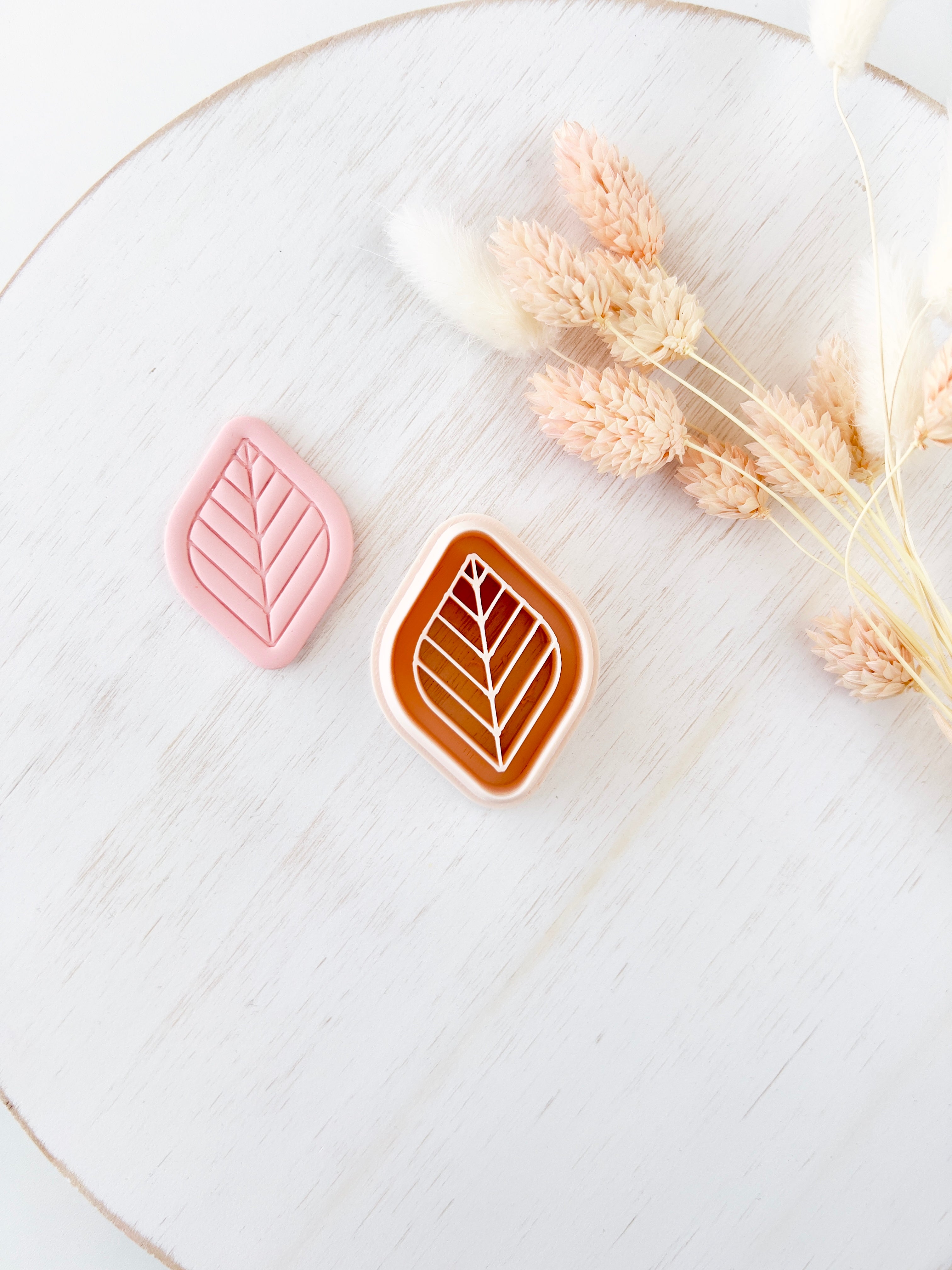 High quality polymer clay cutter creating clean sharp cuts for earrings and jewelry making