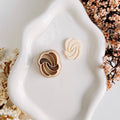 High quality polymer clay cutter creating clean sharp cuts for earrings and jewelry making