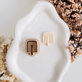 High quality polymer clay cutter creating clean sharp cuts for earrings and jewelry making