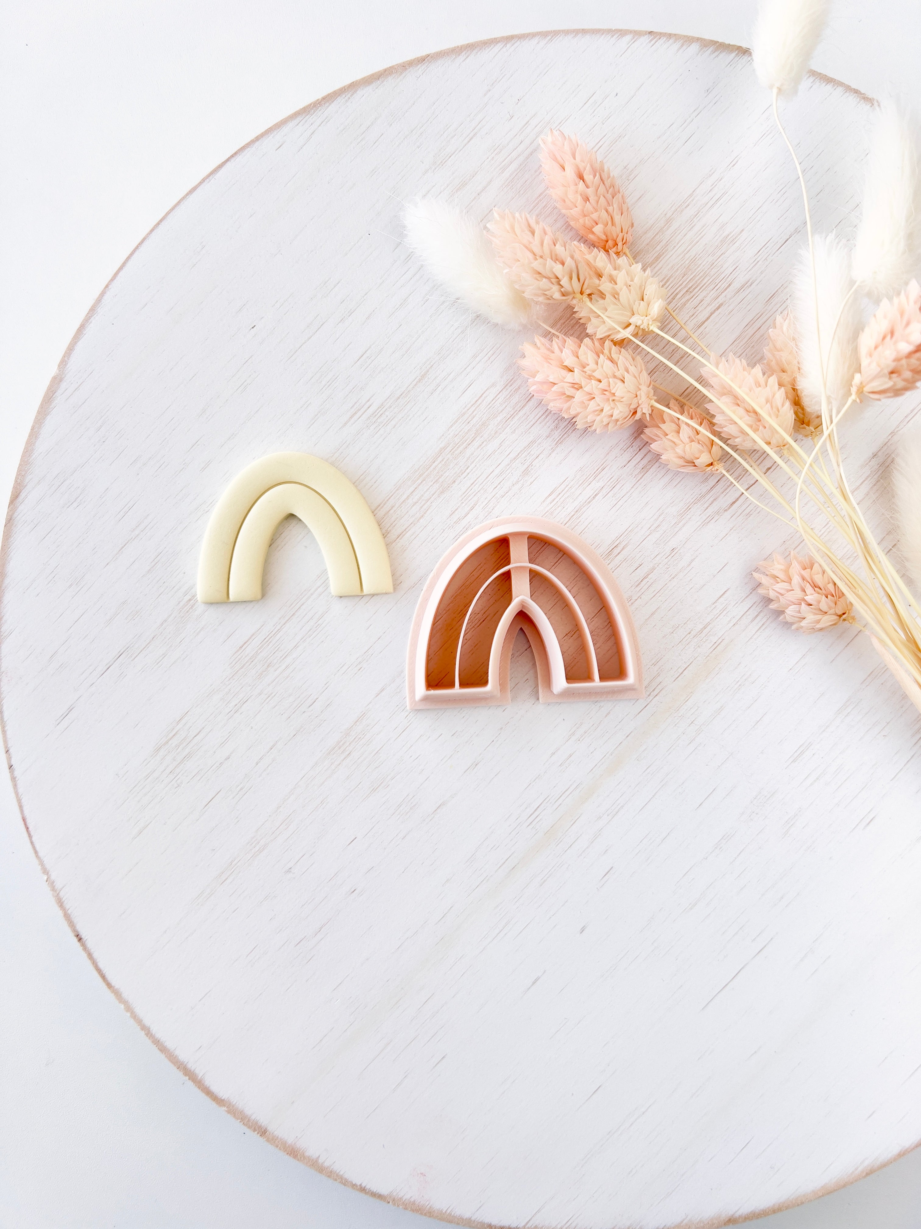 High quality polymer clay cutter creating clean sharp cuts for earrings and jewelry making