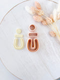 High quality polymer clay cutter creating clean sharp cuts for earrings and jewelry making