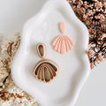High quality polymer clay cutter creating clean sharp cuts for earrings and jewelry making