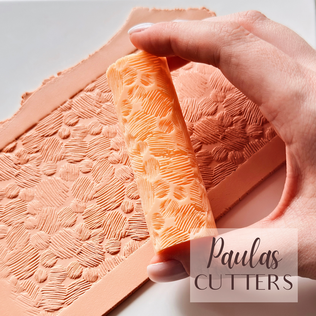Rouleau à texture pour pâte polymère – Motif géométrique – R-159
