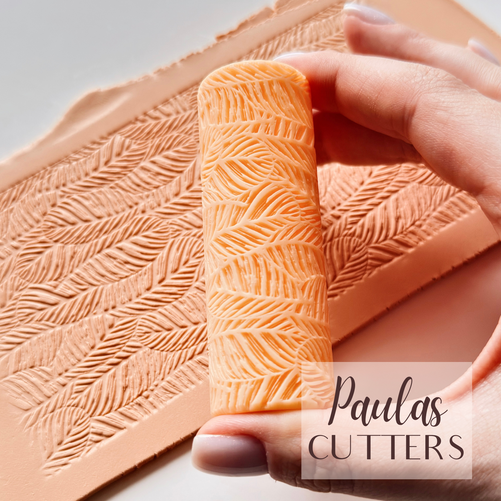 Rouleau à texture pour pâte polymère – Motif géométrique – R-159