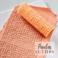 Rouleau à texture pour pâte polymère – Motif géométrique – R-159