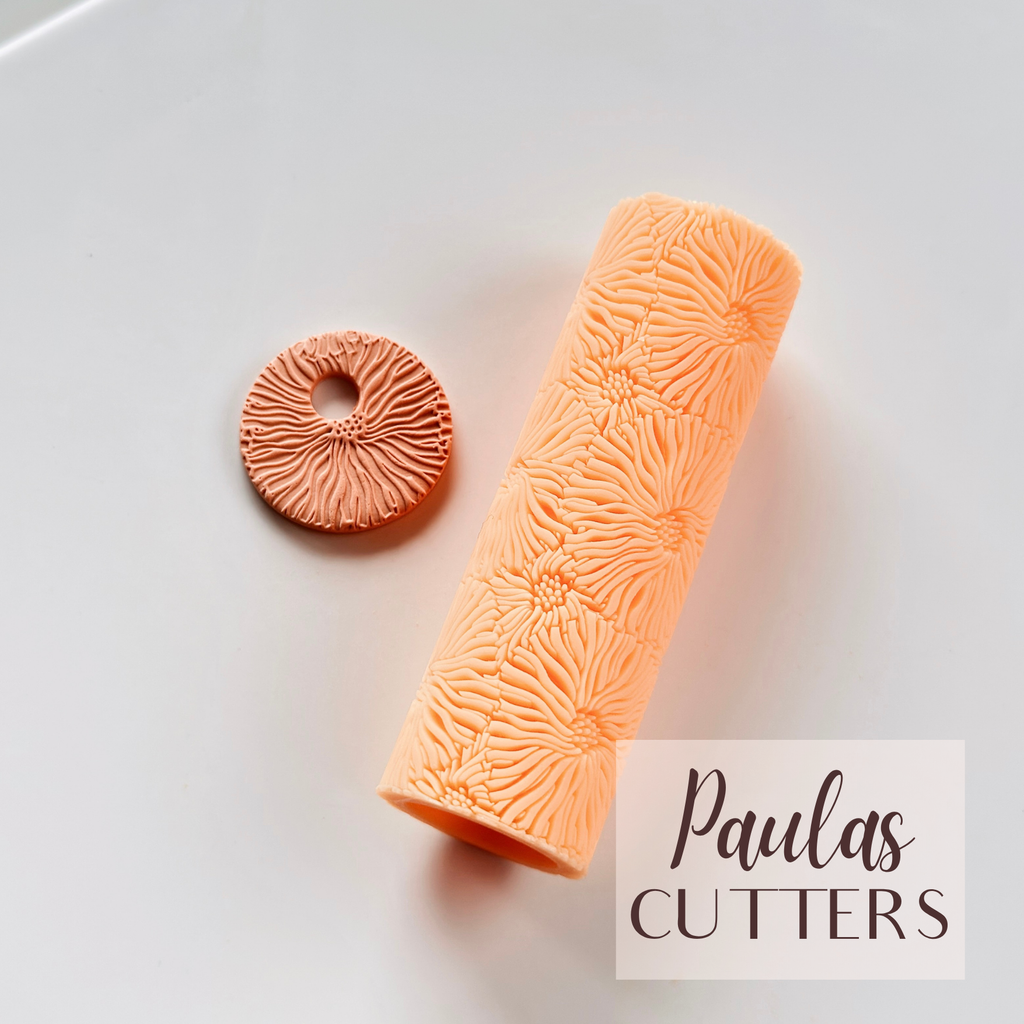 Rouleau à texture pour pâte polymère – Motif géométrique – R-159