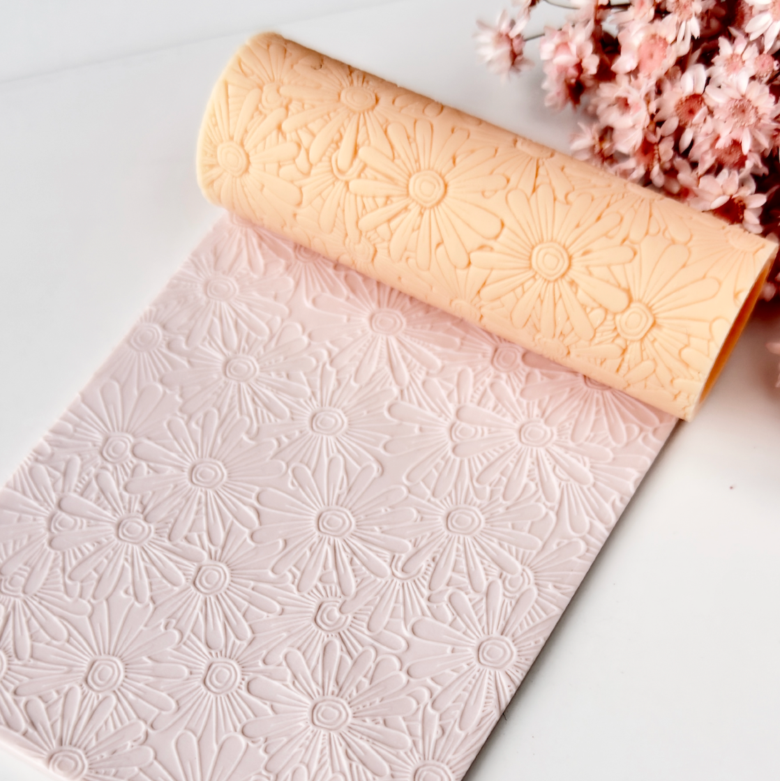 polymer clay texture roller abstract geometric pattern