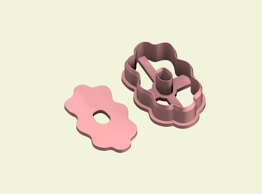 Abstract clay cutter