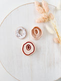 High quality polymer clay cutter creating clean sharp cuts for earrings and jewelry making