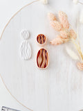 High quality polymer clay cutter creating clean sharp cuts for earrings and jewelry making