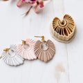 High quality polymer clay cutter creating clean sharp cuts for earrings and jewelry making