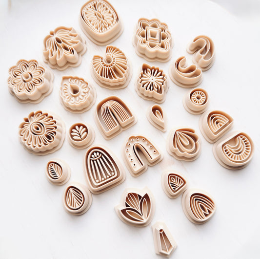 Clay cutter BUNDLE SET 17 DESIGNS ZO15-ZO1