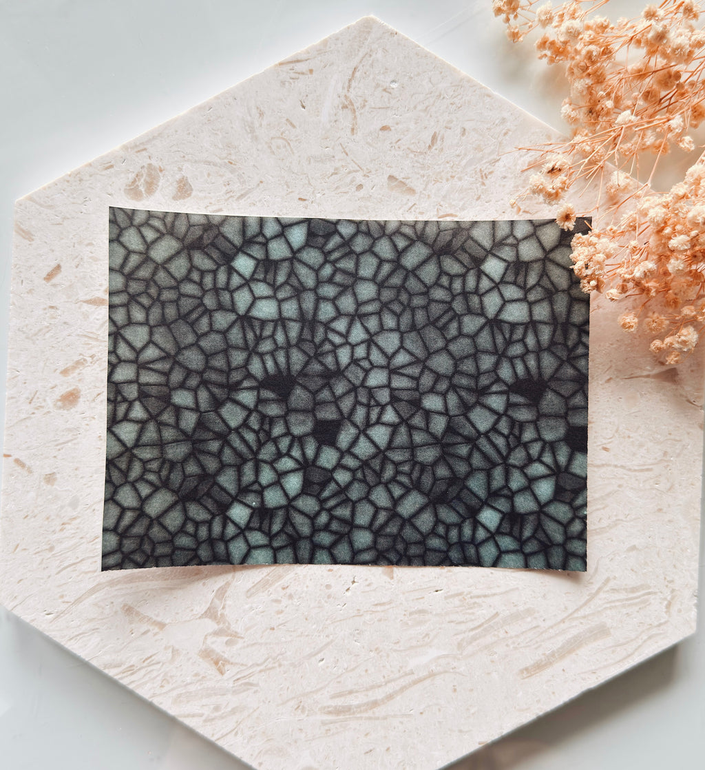 Papier transfert pour pâte polymère – Feuille hydrosoluble TP-455