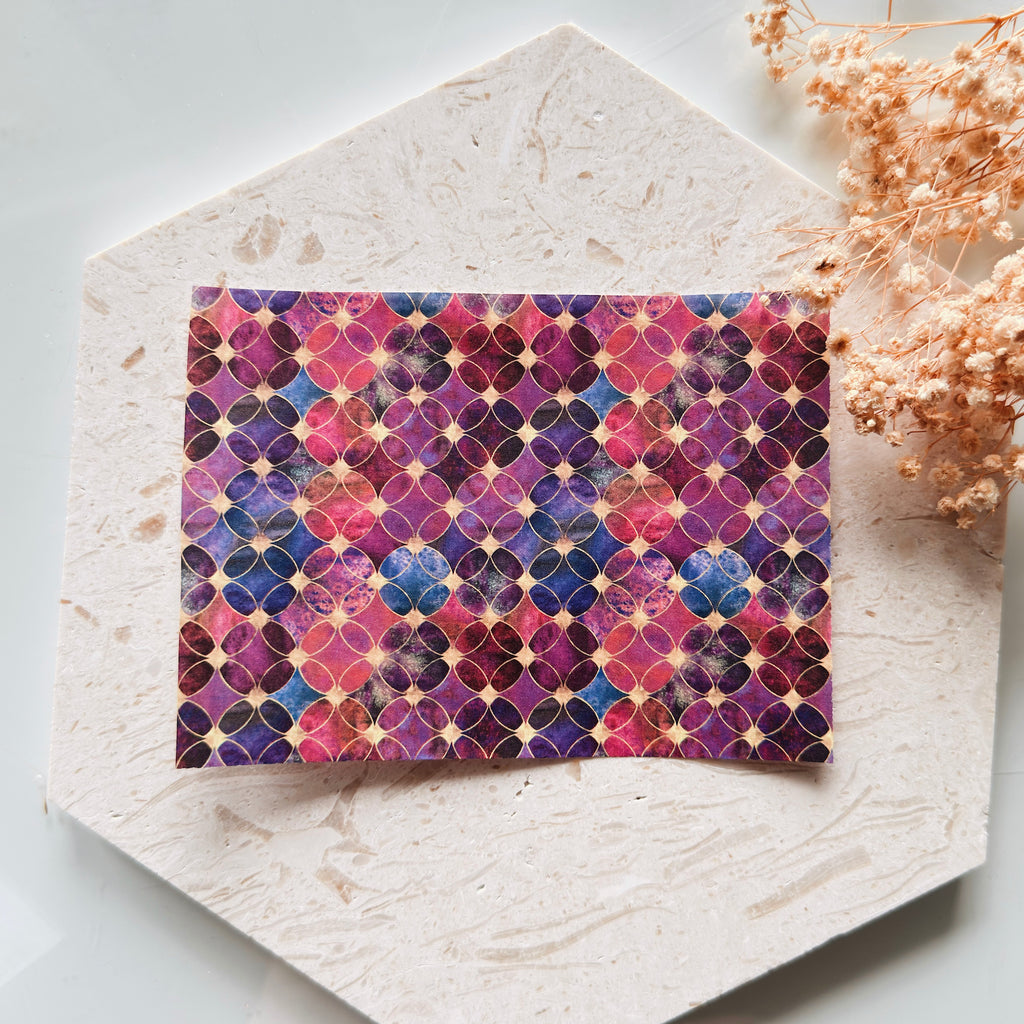 Papier transfert pour pâte polymère – Feuille hydrosoluble TP-455