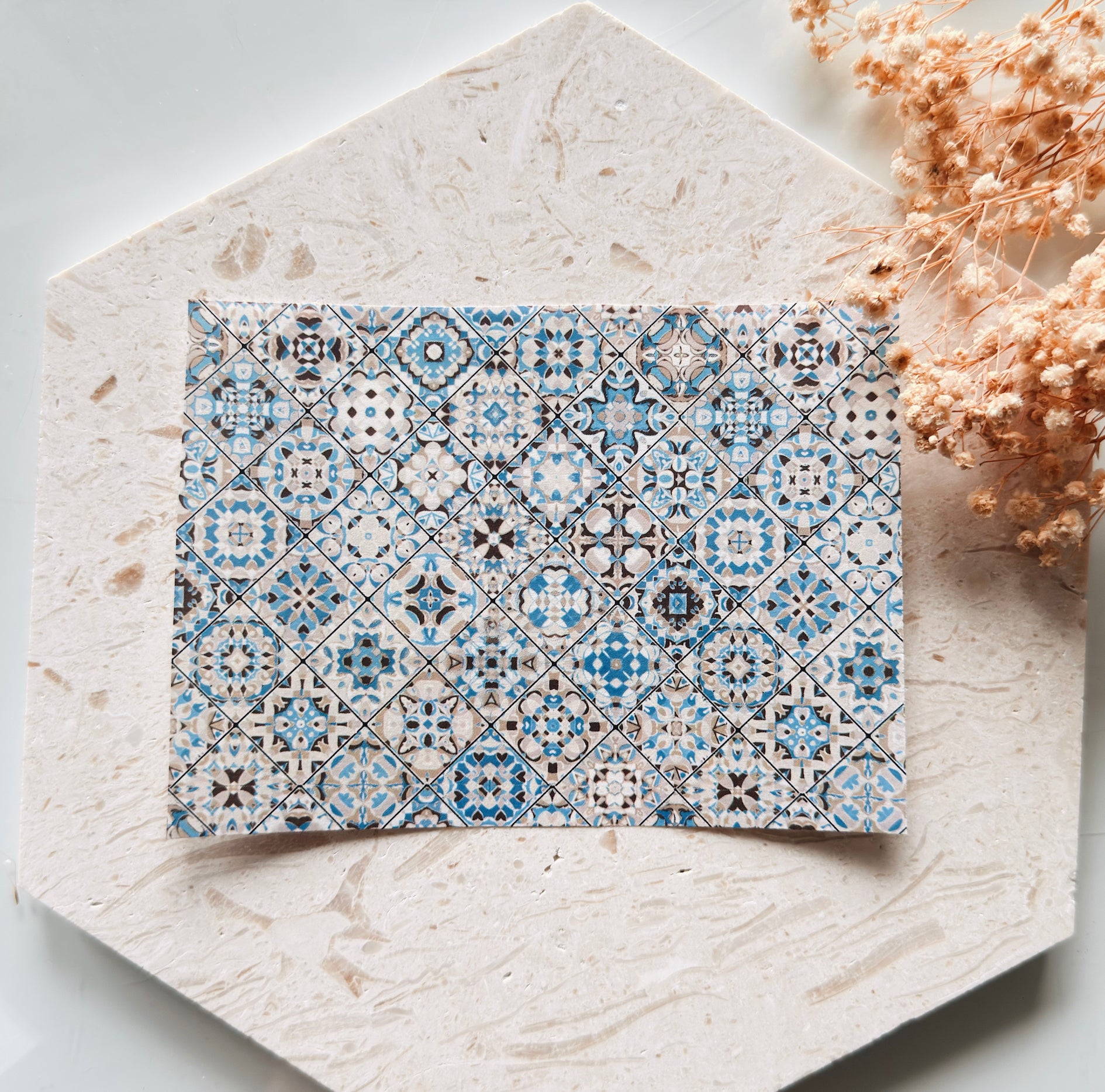 Papier transfert pour pâte polymère – Feuille hydrosoluble TP-455