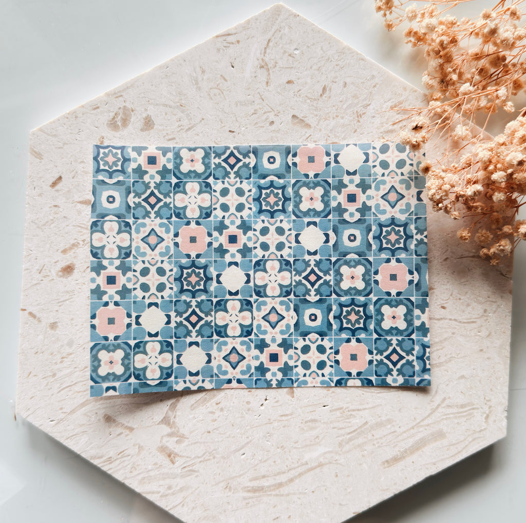Papier transfert pour pâte polymère – Feuille hydrosoluble TP-455