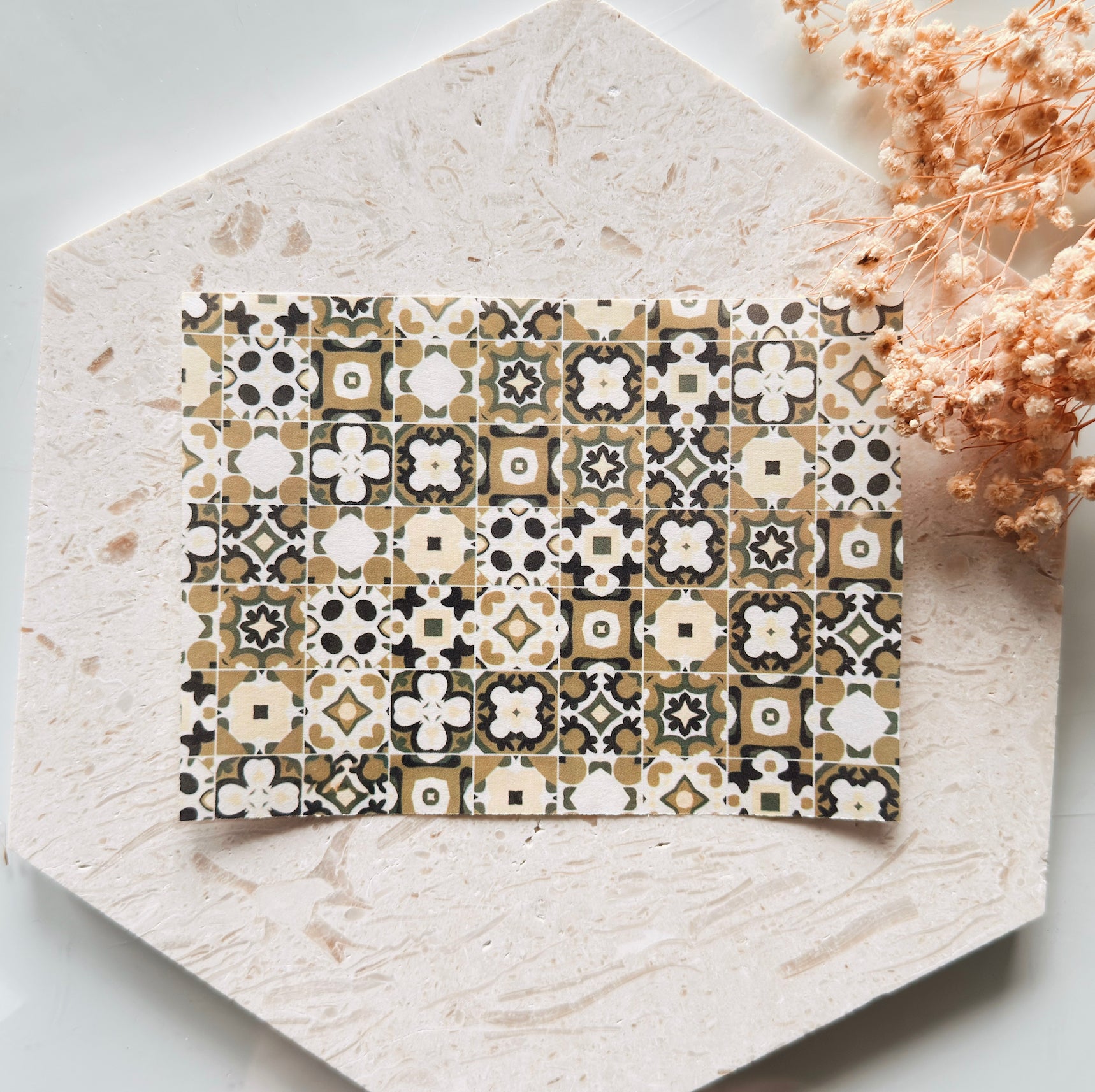 Papier transfert pour pâte polymère – Feuille hydrosoluble TP-455