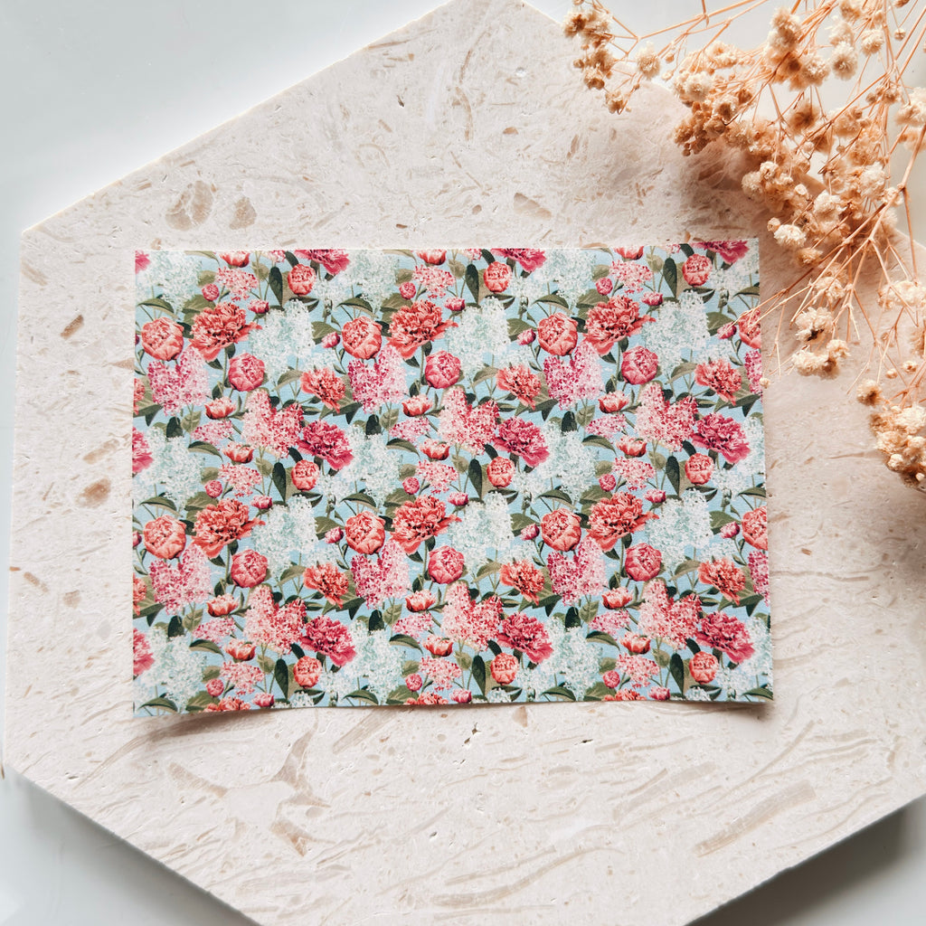 Papier transfert pour pâte polymère – Feuille hydrosoluble TP-455