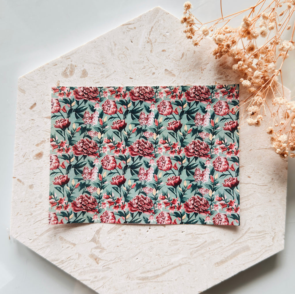 Papier transfert pour pâte polymère – Feuille hydrosoluble TP-455