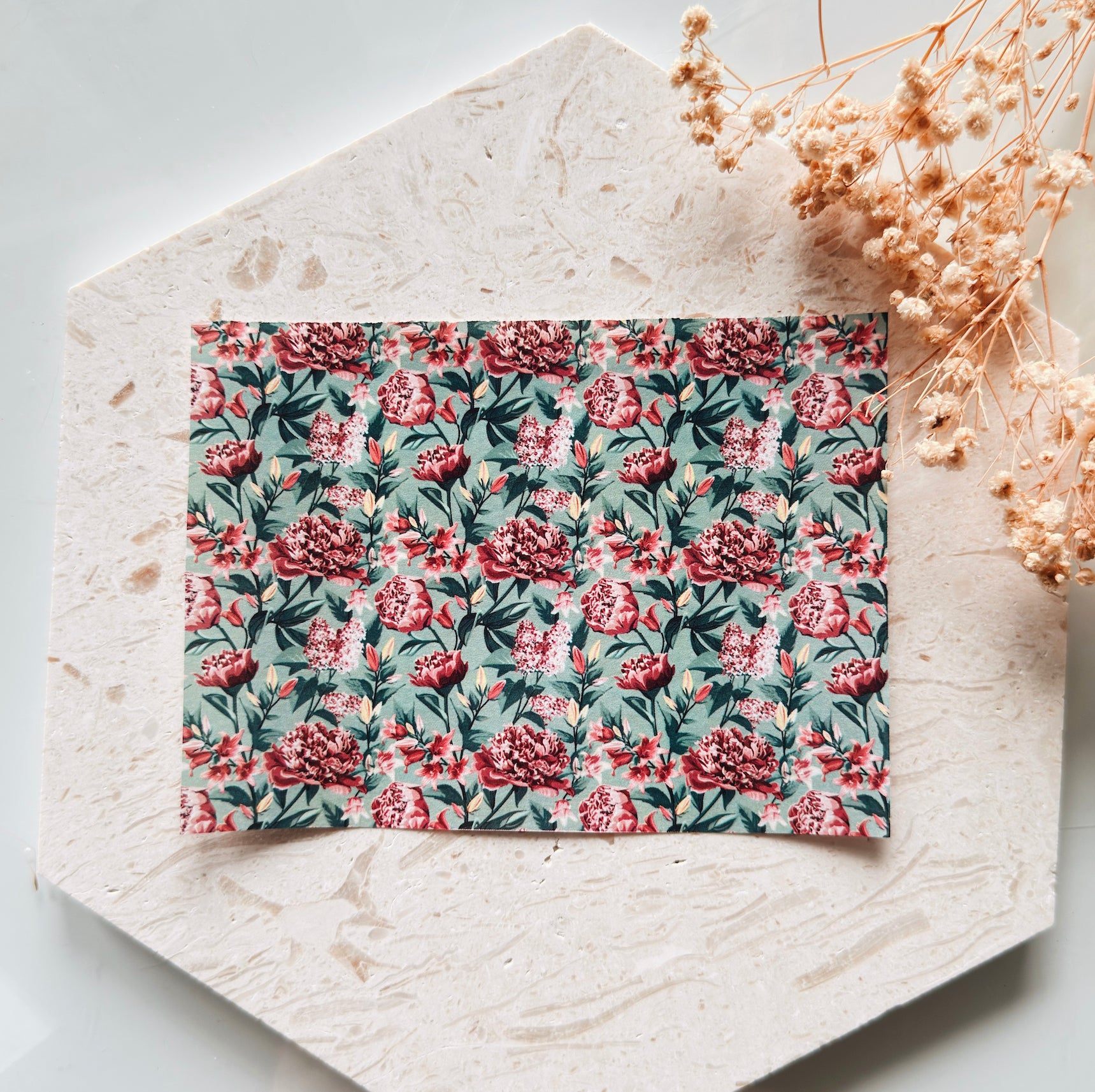 Papier transfert pour pâte polymère – Feuille hydrosoluble TP-455