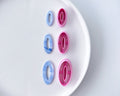 High quality polymer clay cutter creating clean sharp cuts for earrings and jewelry making