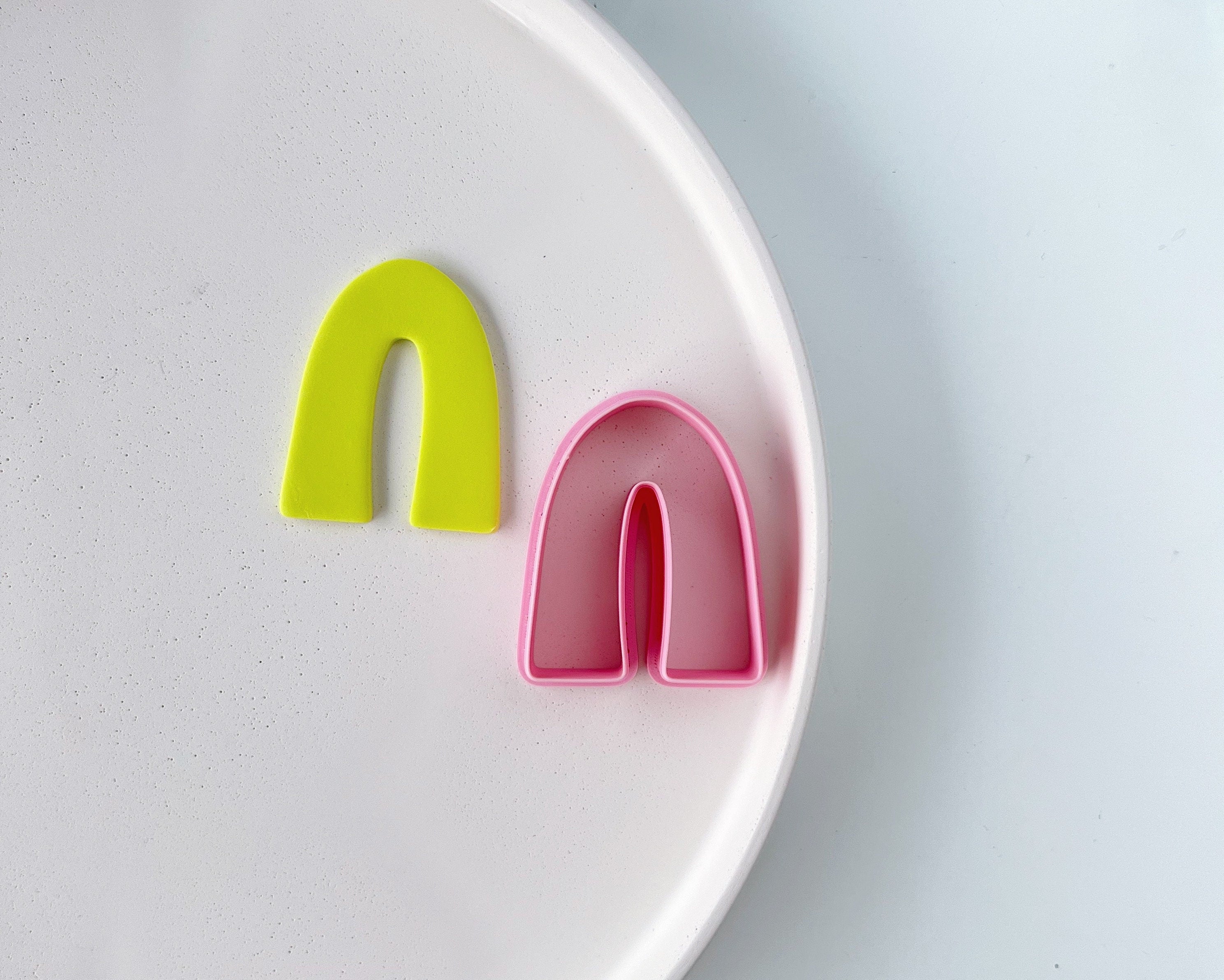 High quality polymer clay cutter creating clean sharp cuts for earrings and jewelry making