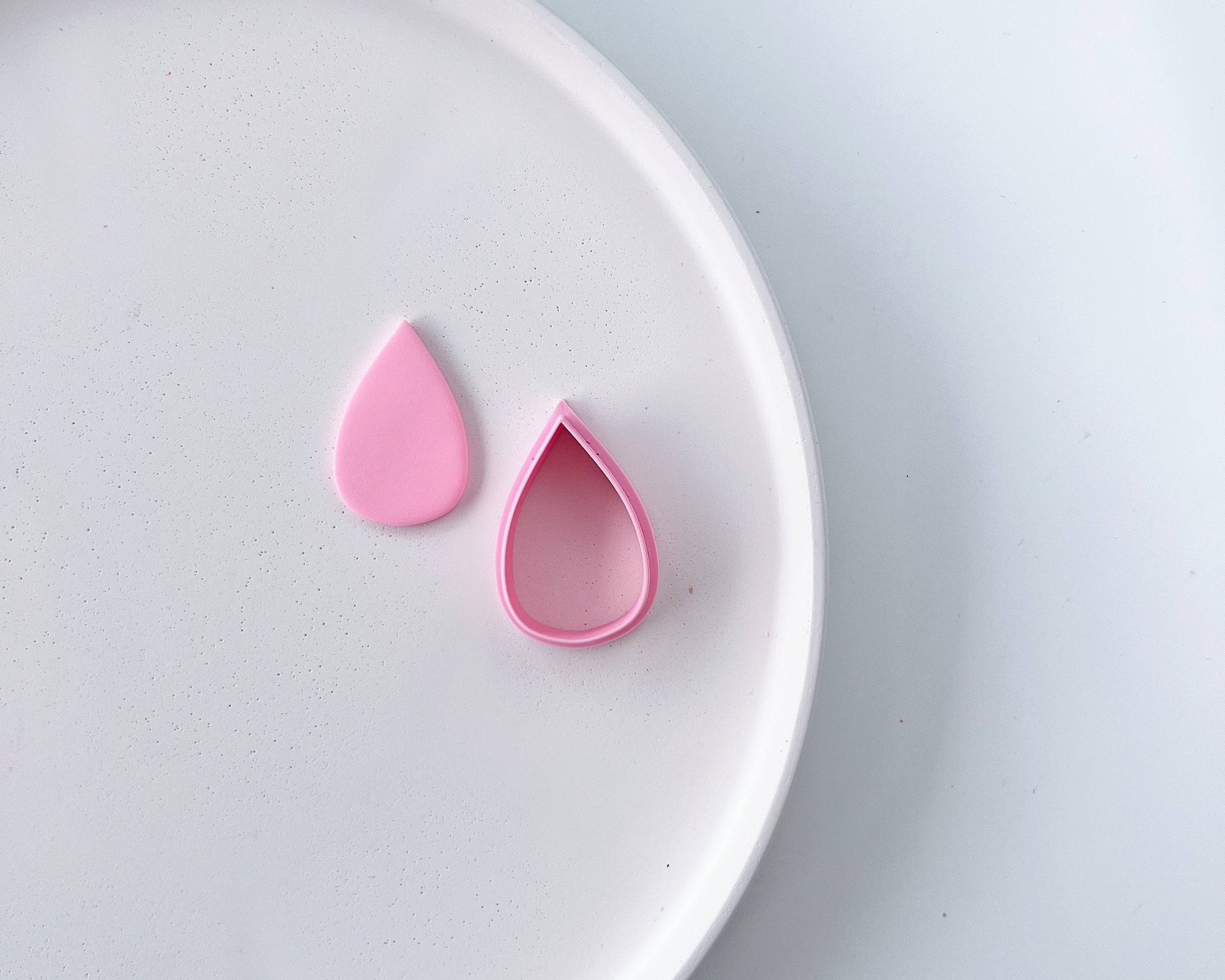 High quality polymer clay cutter creating clean sharp cuts for earrings and jewelry making