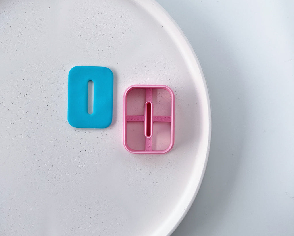 High quality polymer clay cutter creating clean sharp cuts for earrings and jewelry making