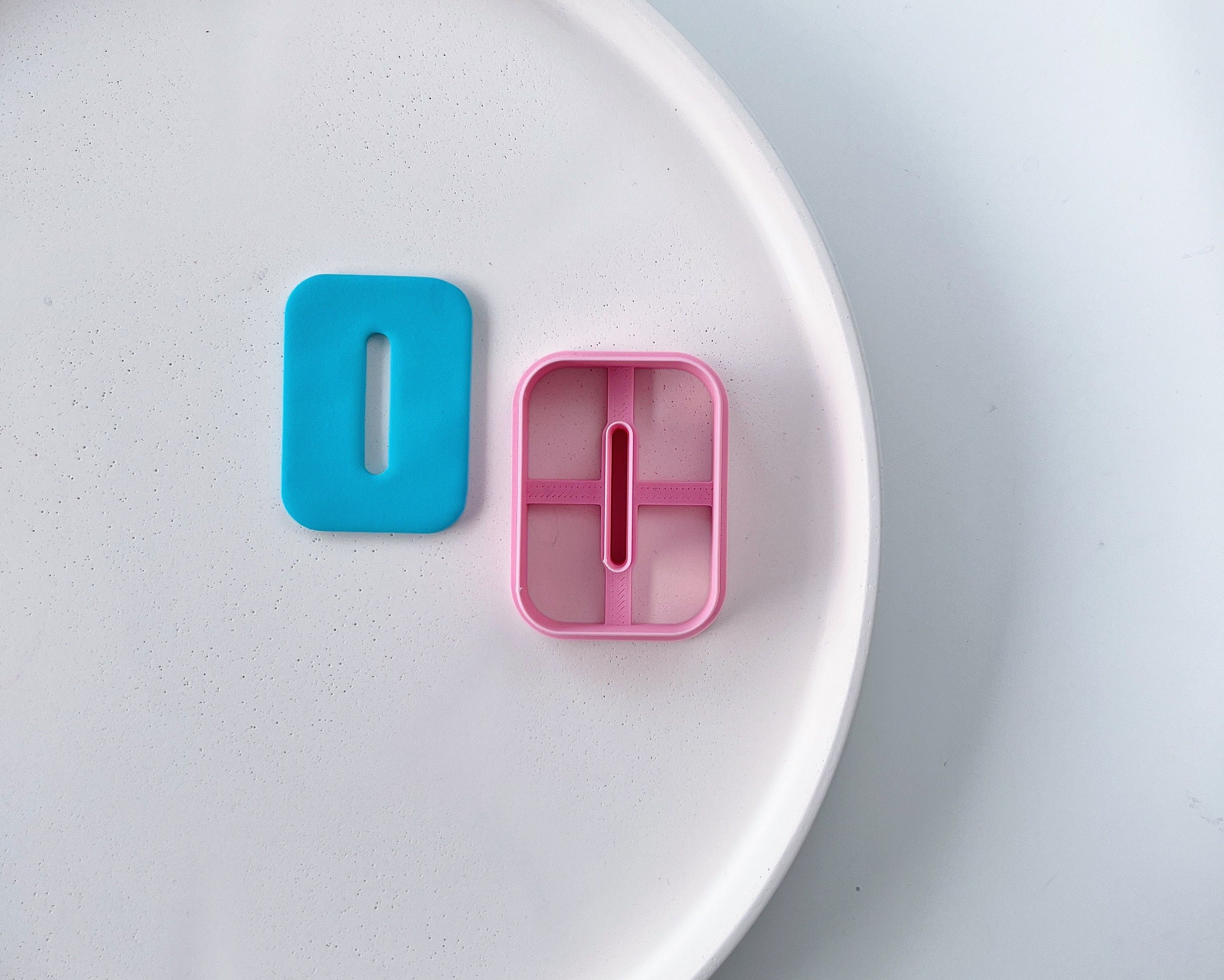 High quality polymer clay cutter creating clean sharp cuts for earrings and jewelry making