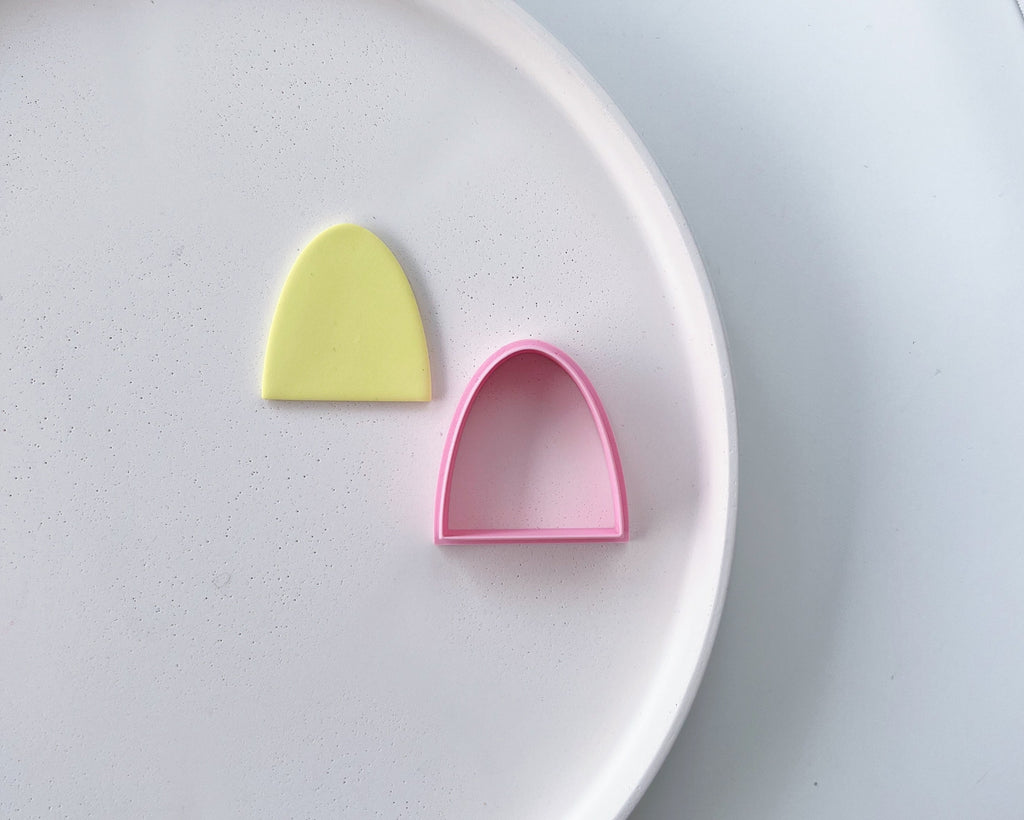High quality polymer clay cutter creating clean sharp cuts for earrings and jewelry making