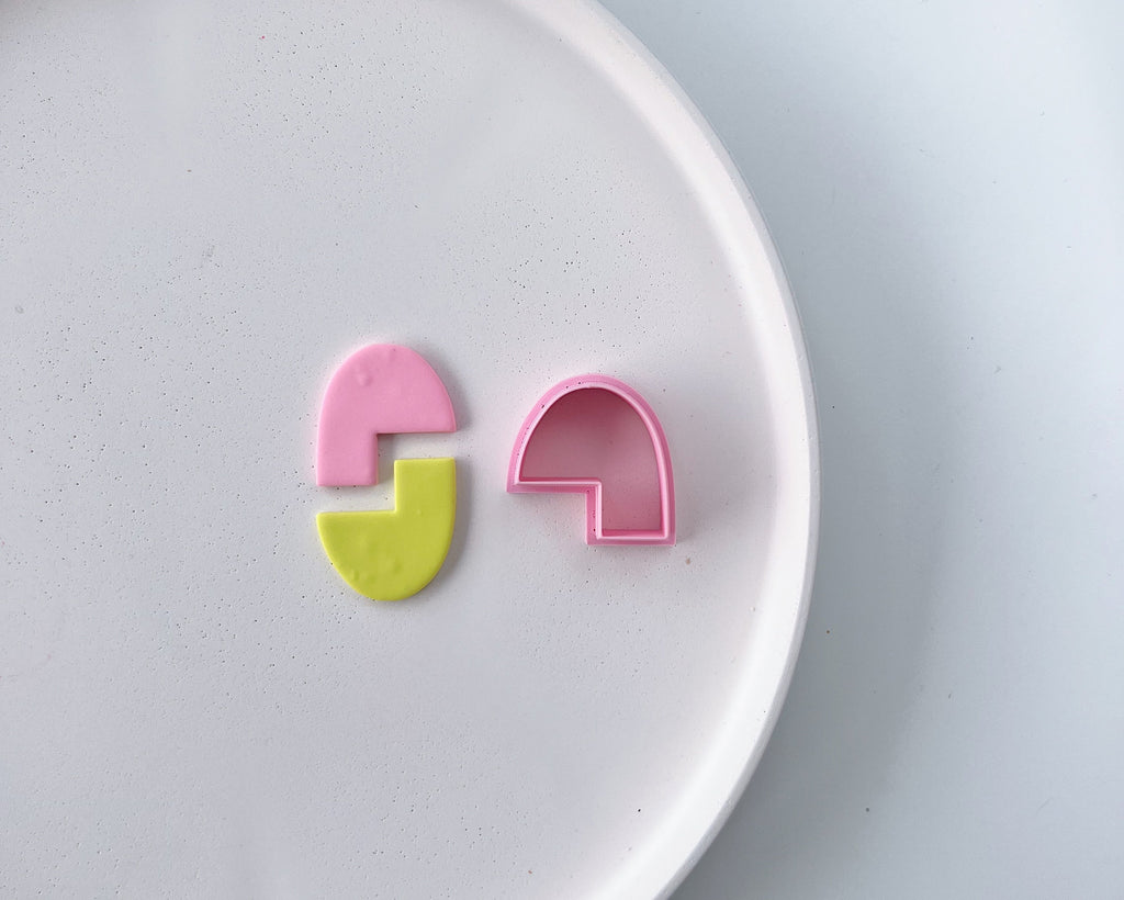 High quality polymer clay cutter creating clean sharp cuts for earrings and jewelry making