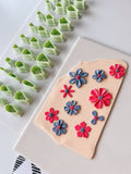 High quality polymer clay cutter creating clean sharp cuts for earrings and jewelry making