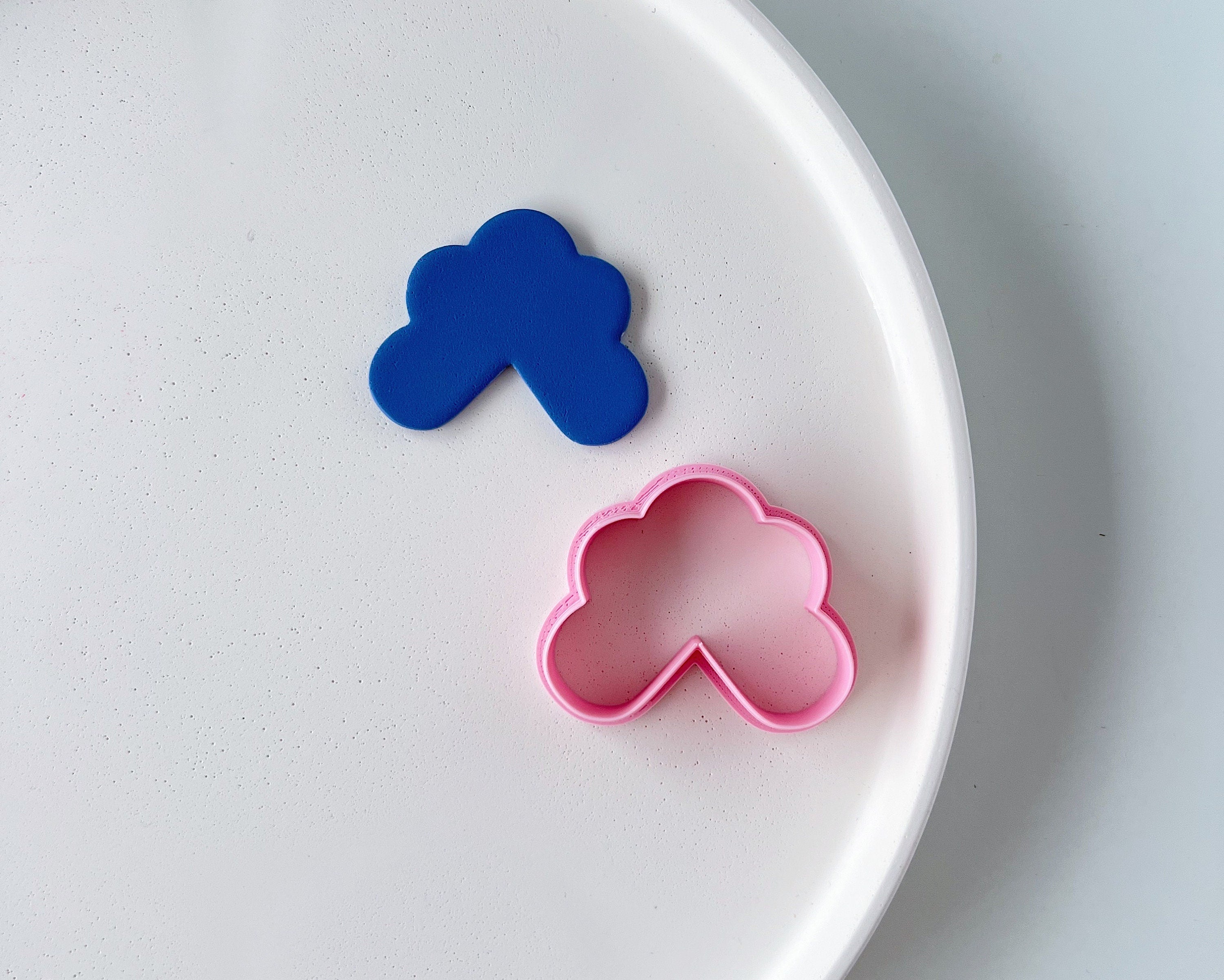 High quality polymer clay cutter creating clean sharp cuts for earrings and jewelry making