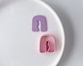High quality polymer clay cutter creating clean sharp cuts for earrings and jewelry making
