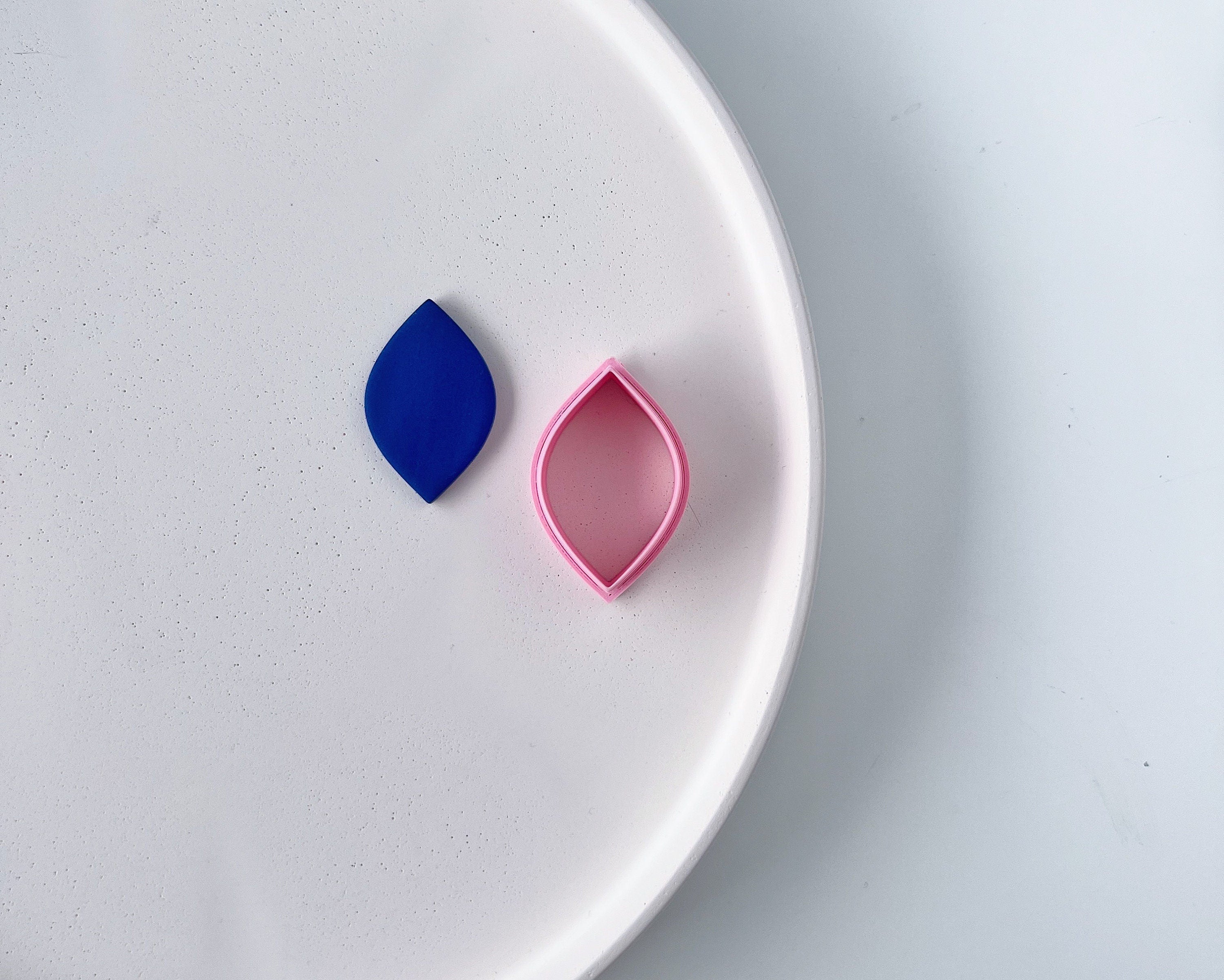 High quality polymer clay cutter creating clean sharp cuts for earrings and jewelry making