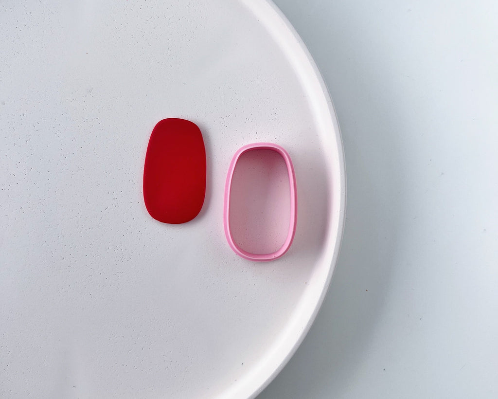 High quality polymer clay cutter creating clean sharp cuts for earrings and jewelry making