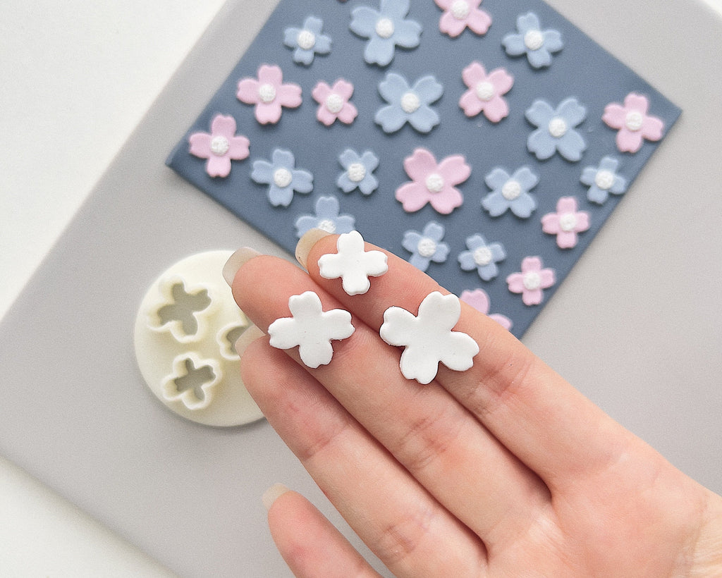 High quality polymer clay cutter creating clean sharp cuts for earrings and jewelry making