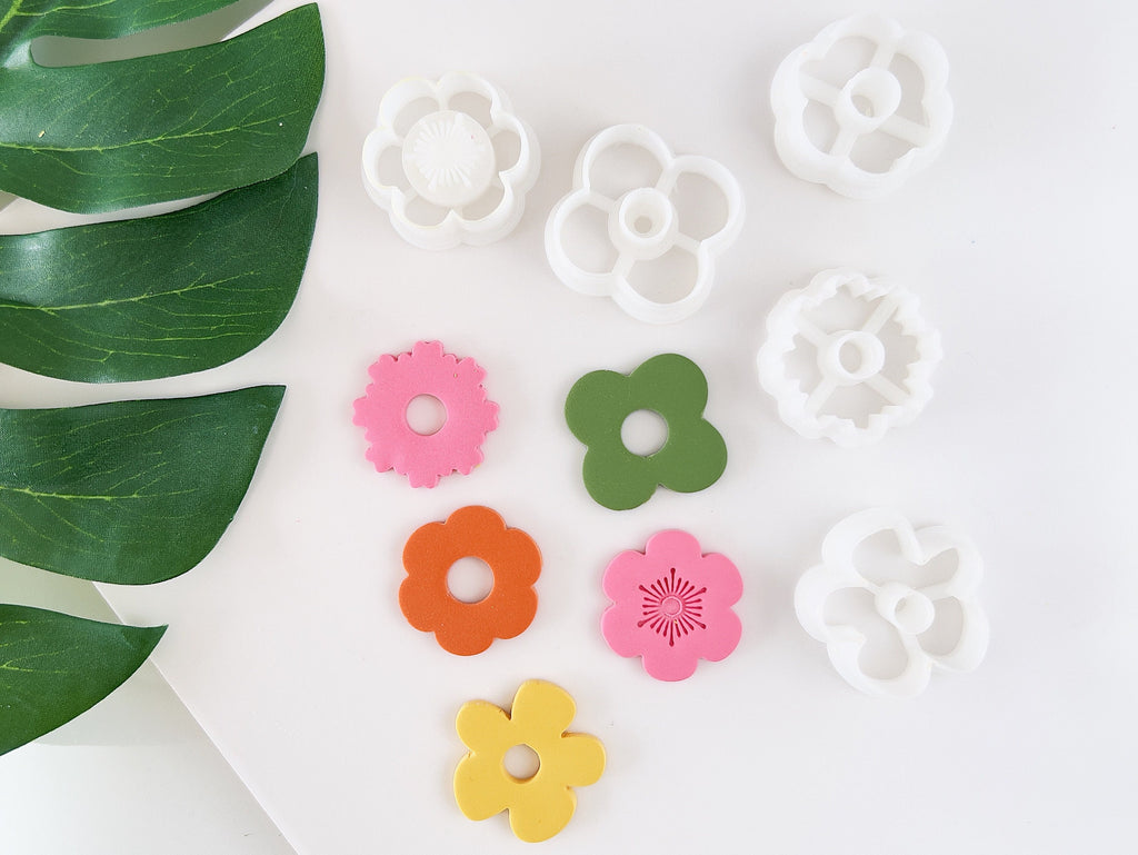High quality polymer clay cutter creating clean sharp cuts for earrings and jewelry making