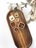 High quality polymer clay cutter creating clean sharp cuts for earrings and jewelry making
